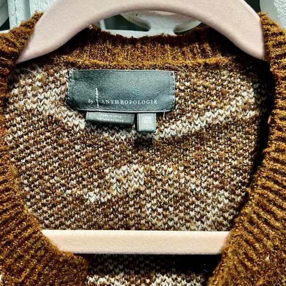 Anthropologie Floral Jacquard Cardigan - Picture 5 of 7